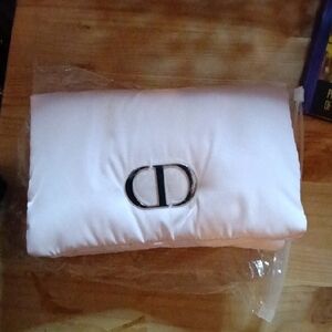 Christian Dior blush pink makeup travel bag  filled with awesome gifts